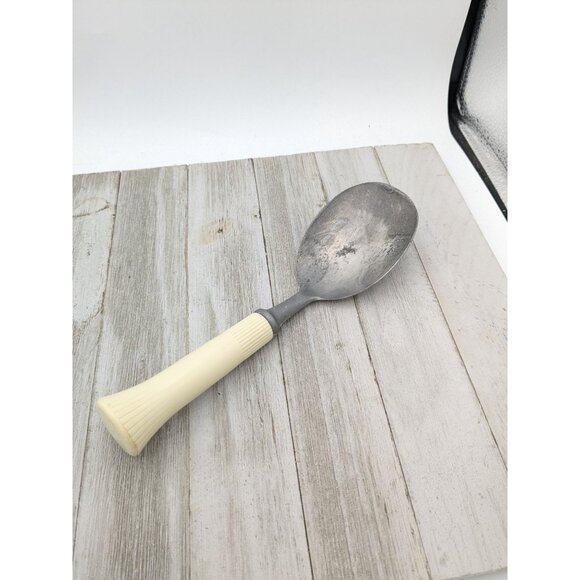 Bonny Prod Aluminum Plastic White Handle Ice Cream Scoop Spade Paddle 8" - Picture 1 of 8